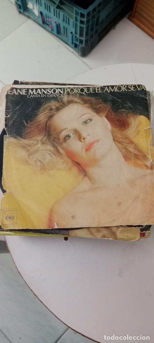 Discos de vinilo: JEANE MANSON PORQUE EL AMOR SE VA DISCO 7 PULGADAS VINILO BAL-6