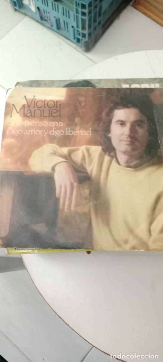 Discos de vinilo: VICTOR MANUEL SOLO PIENSO EN TI DISCO 7 PULGADAS VINILO BAL-6