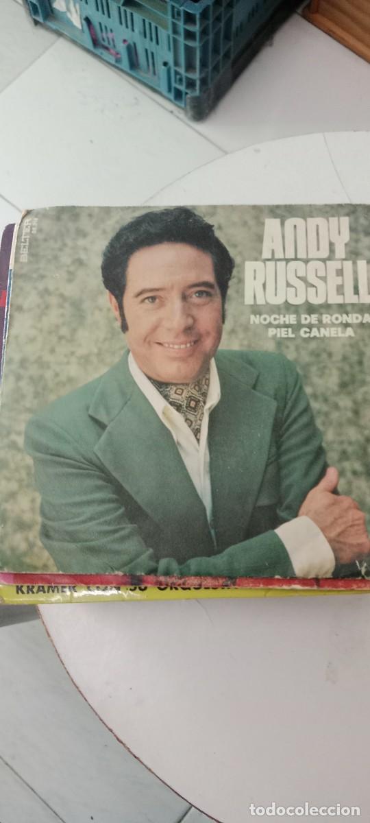 Discos de vinilo: ANDY RUSSELL. Noche de ronda / Piel canela. DISCO 7 PULGADAS VINILO BAL-6