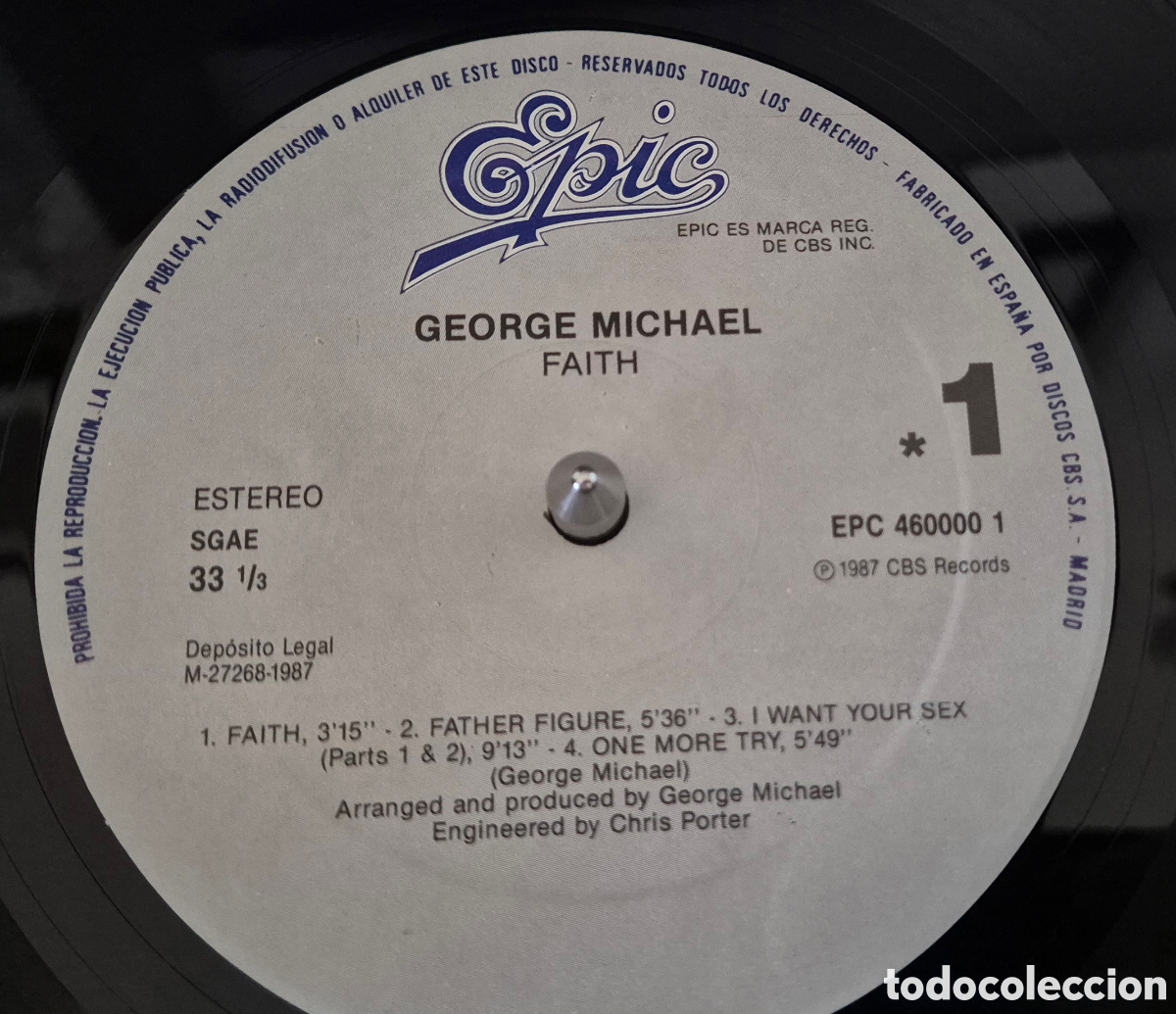 Discos de vinilo: George Michael &ndash; Faith Lp 1987 - Foto 8