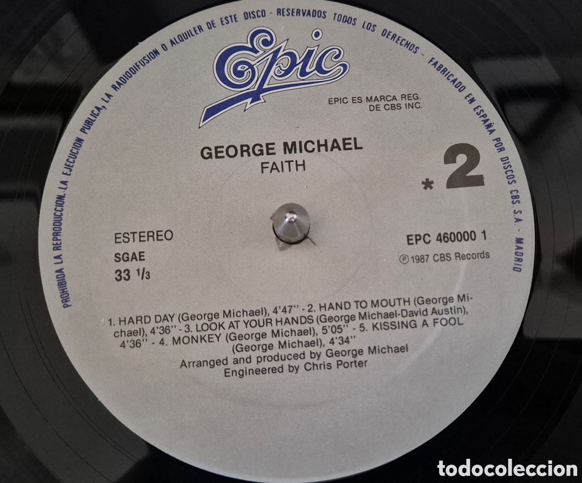 Discos de vinilo: George Michael &ndash; Faith Lp 1987 - Foto 10