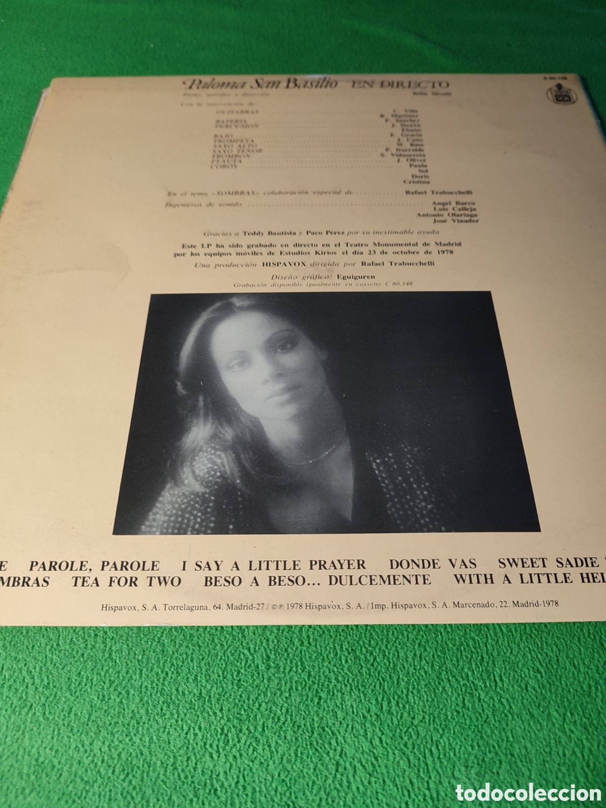 Discos de vinilo: Paloma San Basilio - En directo 1978 - Foto 5