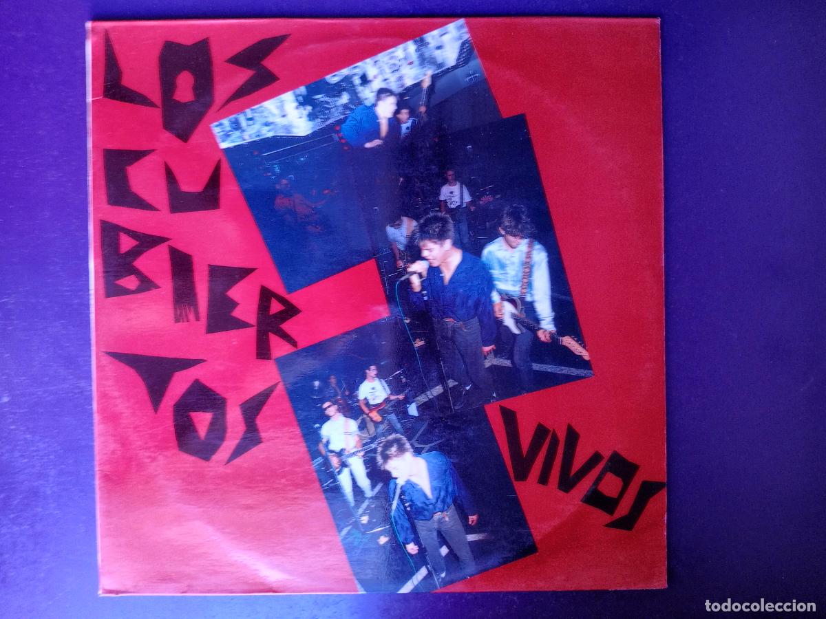 Discos de vinilo: Los Cubiertos &lrm;&ndash; Vivos - LP CAMBAYA 1988 - SIN APENAS USO - MALAGA GARAGE ROCK 80'S