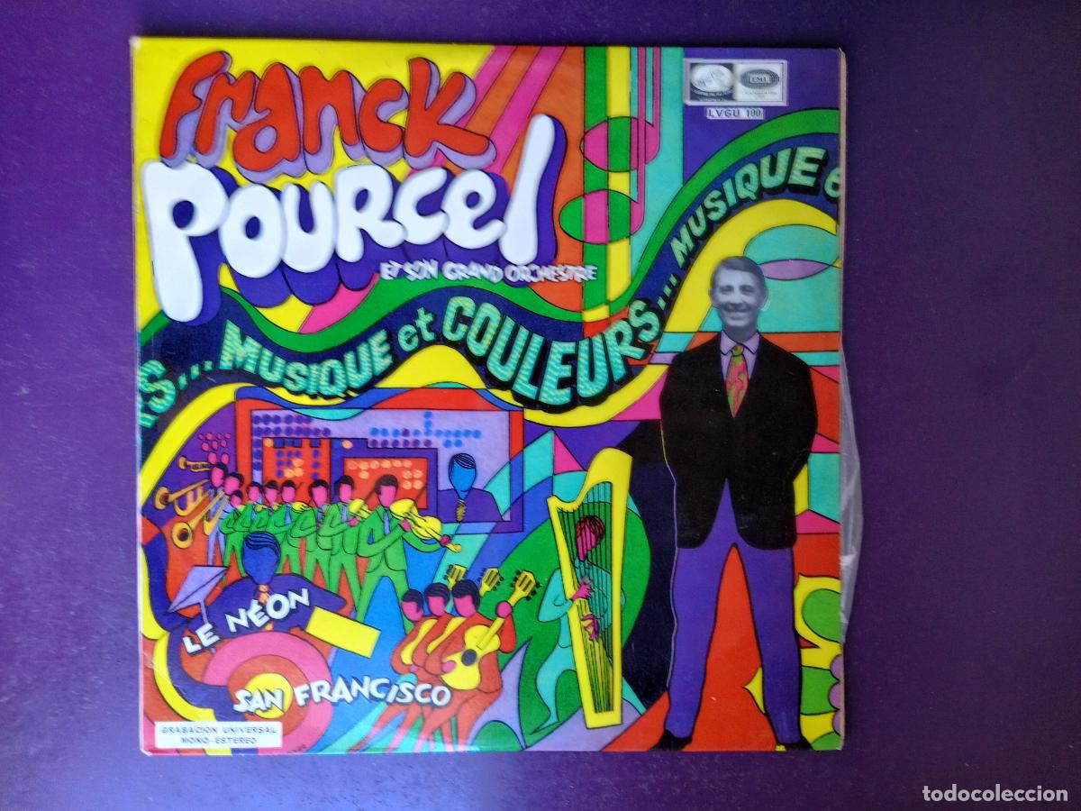 Discos de vinilo: Franck Pourcel Et Son Grand Orchestre &ndash; Musica y colores - LP EMI 1968 - LOUNGE, EASY LISTENING POP