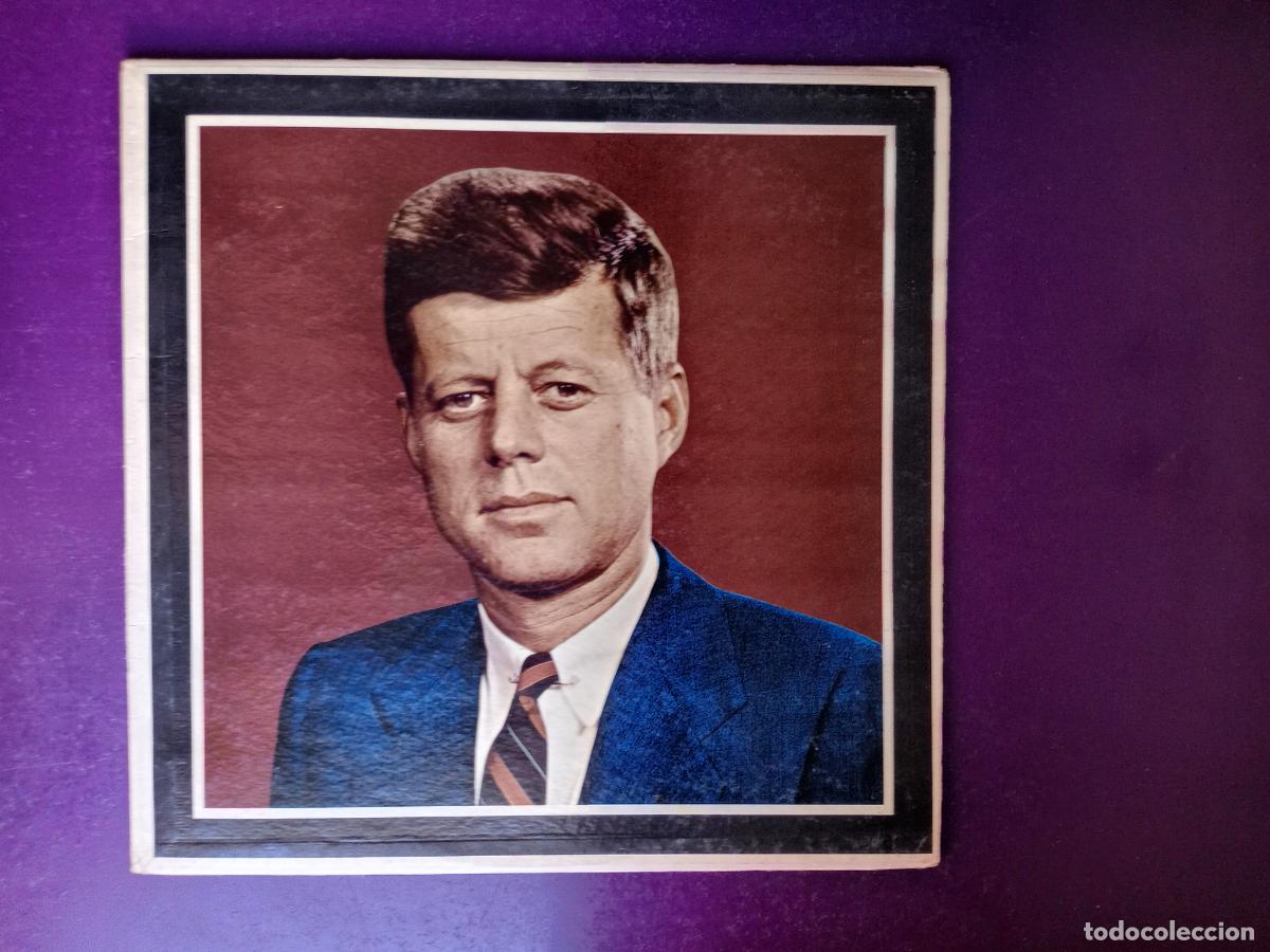 Discos de vinilo: John F. Kennedy 1917-1963 (A Memorial Album) - LP DIPLOMAT 1963 - DISCURSOS - AUDIOLIBRO - POLITICA