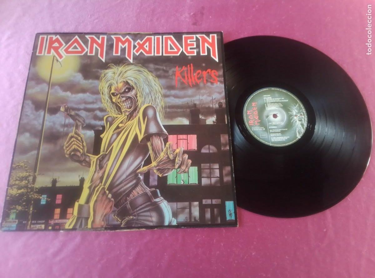 Discos de vinilo: KILLERS IRON MAIDEN 1981 LP L3 2 43