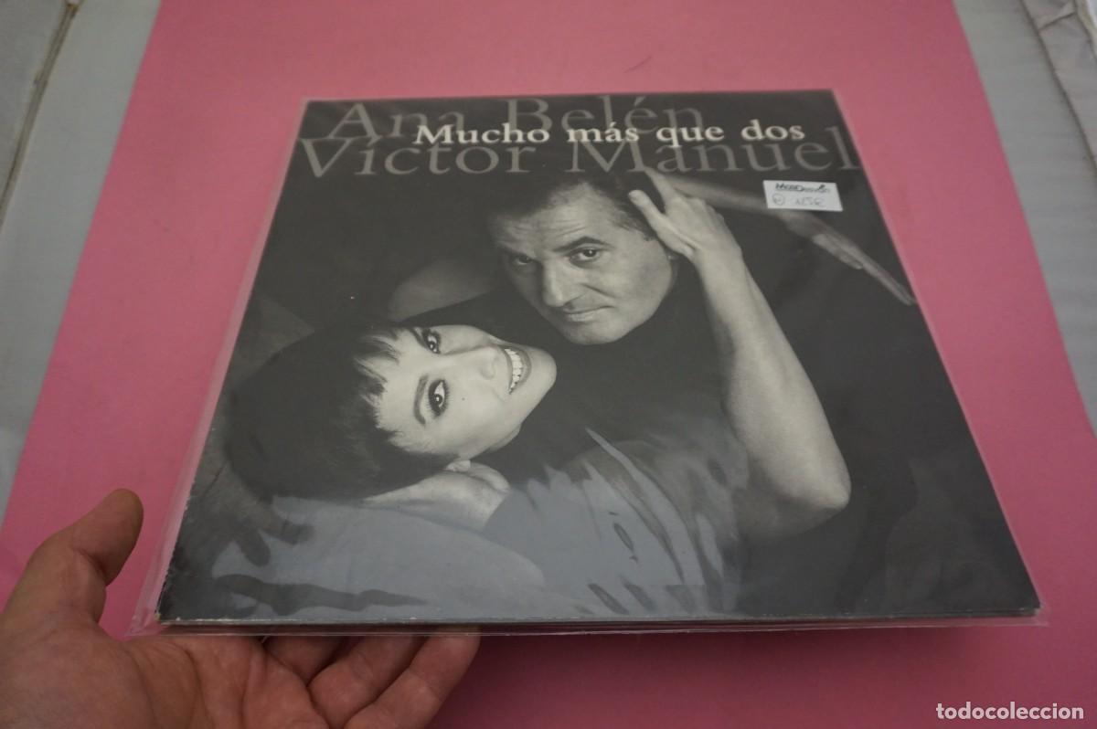Discos de vinilo: TRIPLE LP - ANA BELEN VICTOR MANUEL - MUCHO MAS QUE DOS - LOS VINILOS ESTAN EN EXCELENTE ESTADO