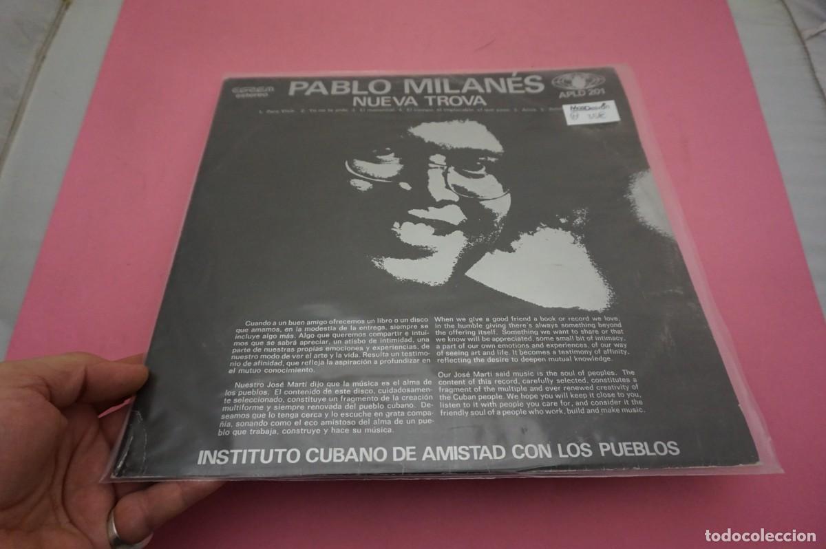 Discos de vinilo: LP - PABLO MILANES - INSTITUTO CUBANO DE AMISTARD CON LOS PUEBLOS - VINILO EN EXCELENTE ESTADO
