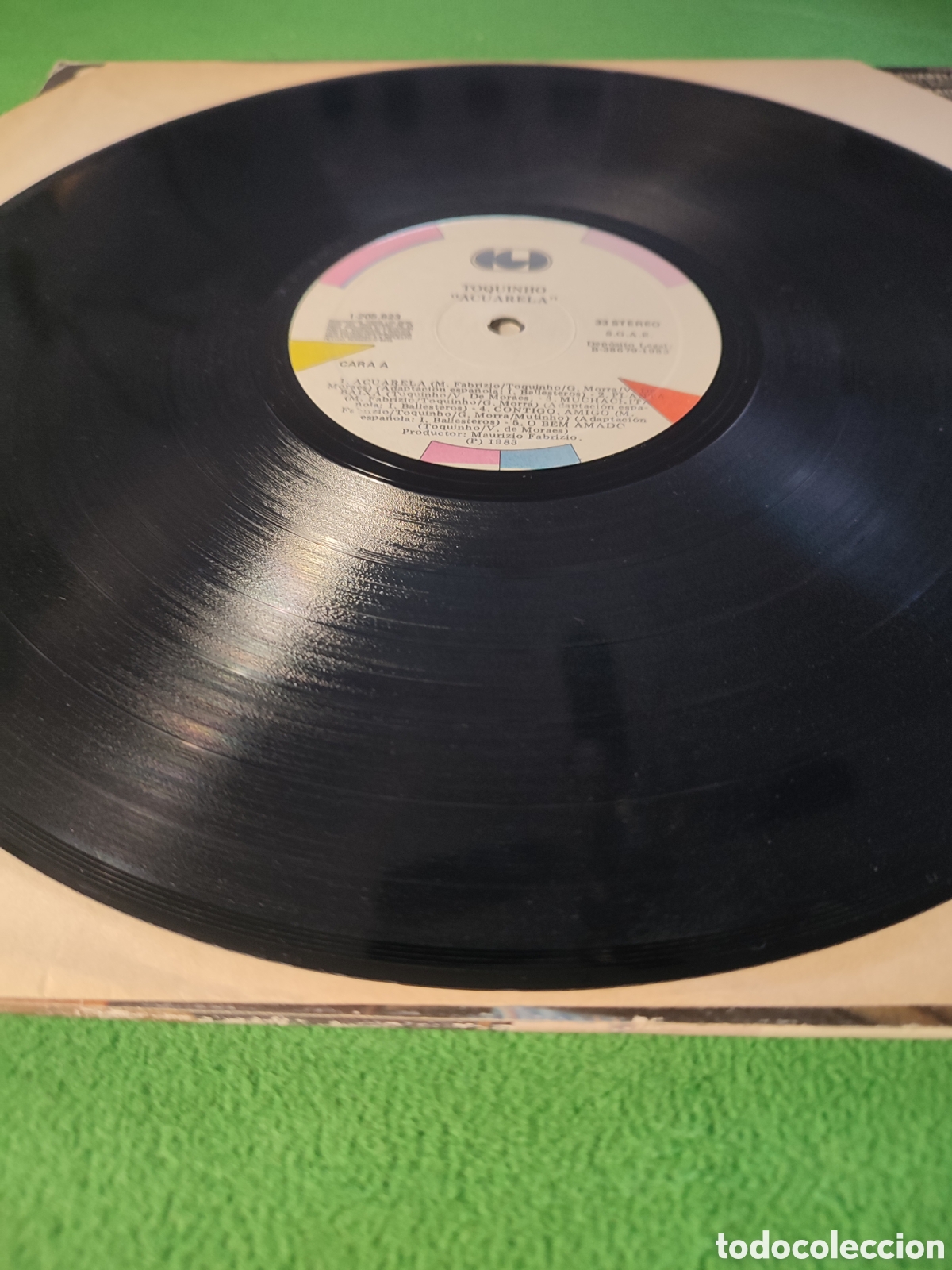 Discos de vinilo: Toquinho - Acuarela Edici&oacute;n 1983 - Foto 3