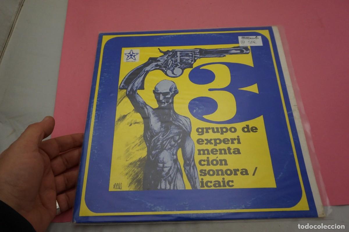 Discos de vinilo: LP - GRUPO EXPERIMENTACION SONORA ICAIC 3 - SILVIO RODRIGUEZ - VINILO EN EXCELENTE ESTADO