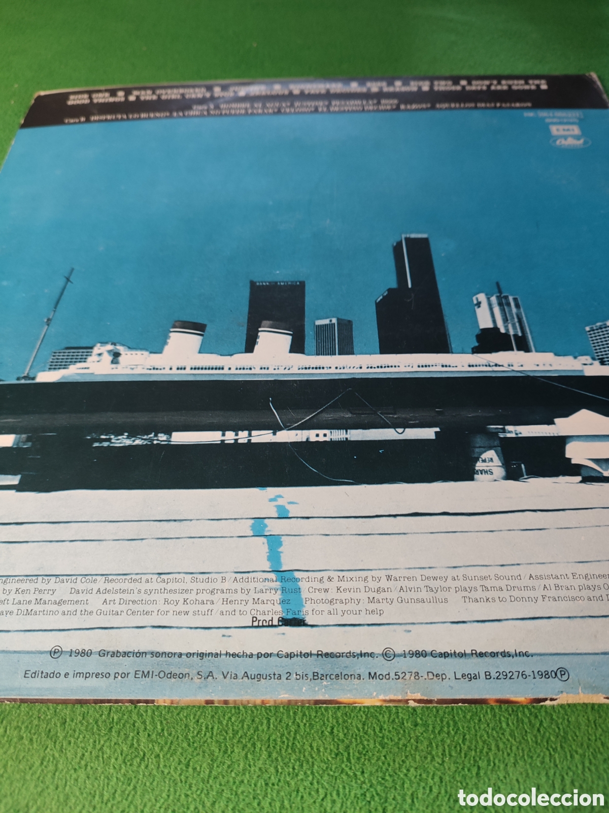 Discos de vinilo: Bob Welch - Man overboard edici&oacute;n 1980 - Foto 2