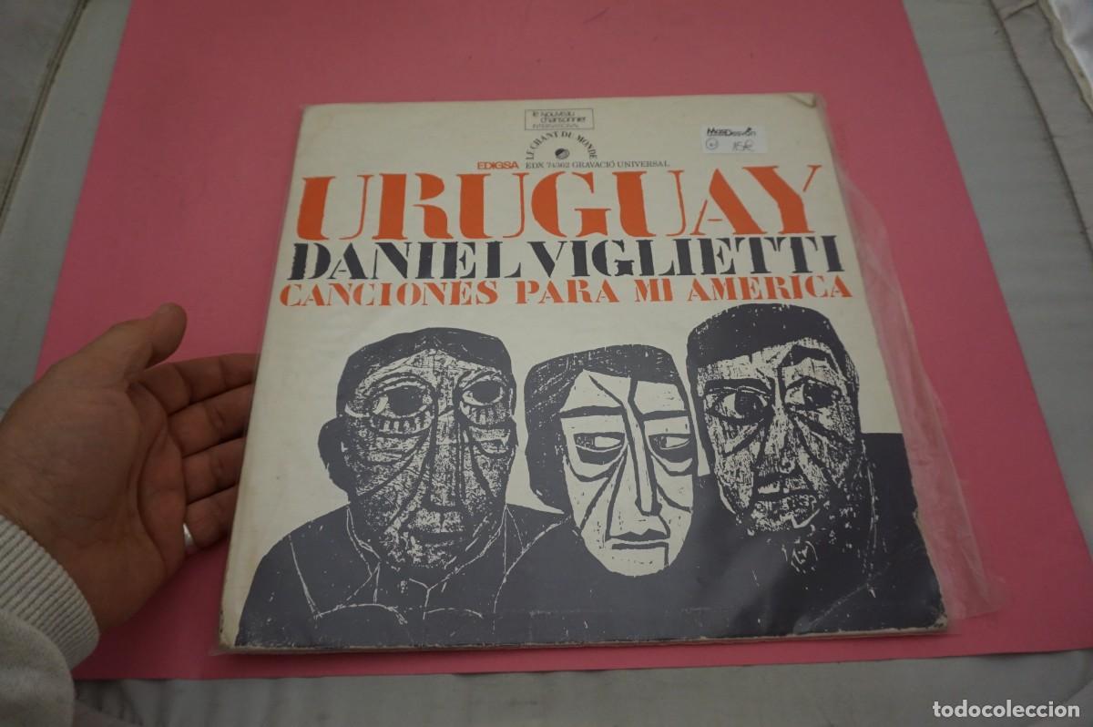 Discos de vinilo: LP - DANIEL VIGLIETTI - URUGUAY CANCIONES PARA MI AMERICA - VINILO EN EXCELENTE ESTADO