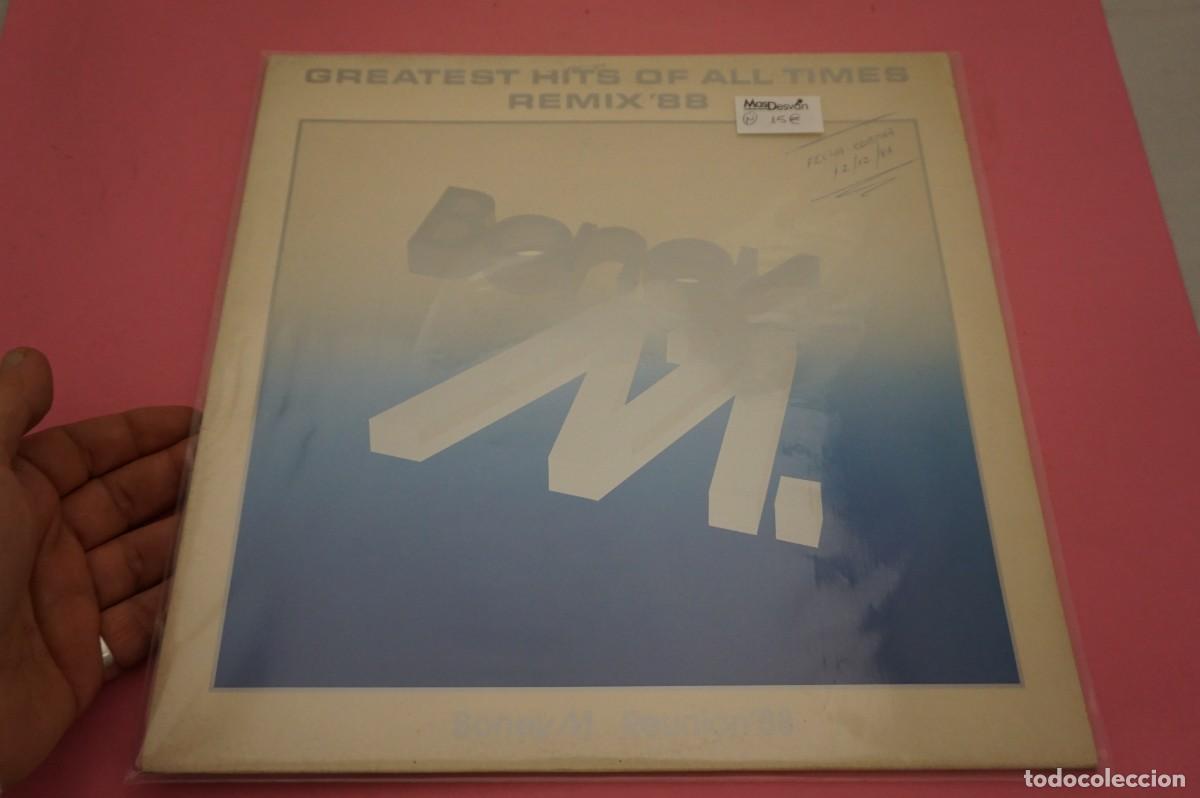 Discos de vinilo: LP - BONEY M. - GREATEST HITS OF ALL TIMES REMIX' 88 - VINILO EN EXCELENTE ESTADO