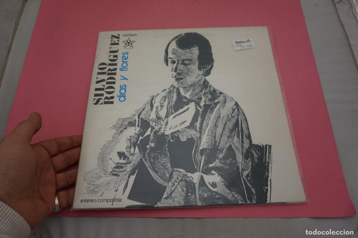 Discos de vinilo: LP - SILVIO RODRIGUEZ - DIAS Y FLORES - EDICION CUBANA - VINILO EN EXCELENTE ESTADO