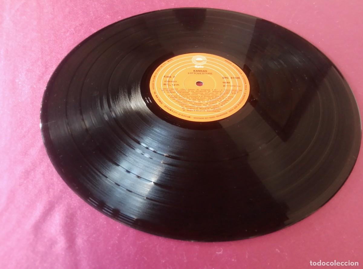 Discos de vinilo: KANSAS LEFTOVERTURE 1977 LP L3 2 43 - Foto 4