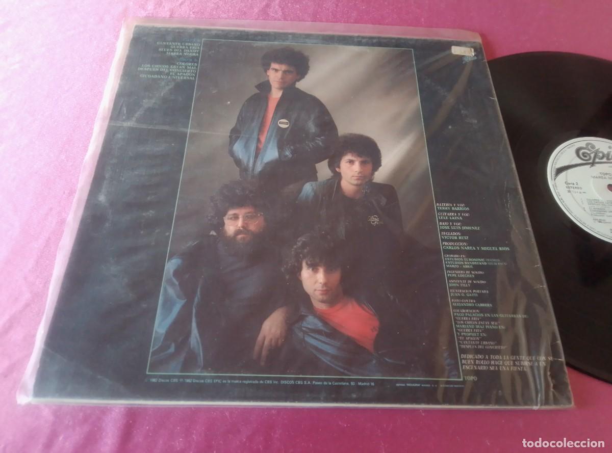 Discos de vinilo: TOPO MAREA NEGRA 1982 LP L3 2 43 - Foto 2