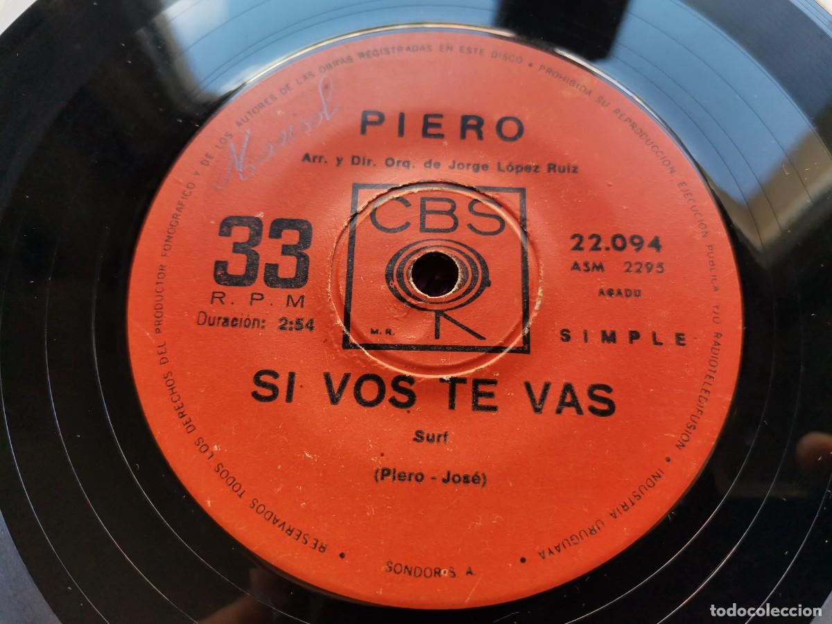 Discos de vinilo: Piero &ndash; Mi Viejo Vinilo 7&rdquo; Single Uruguay 22.094