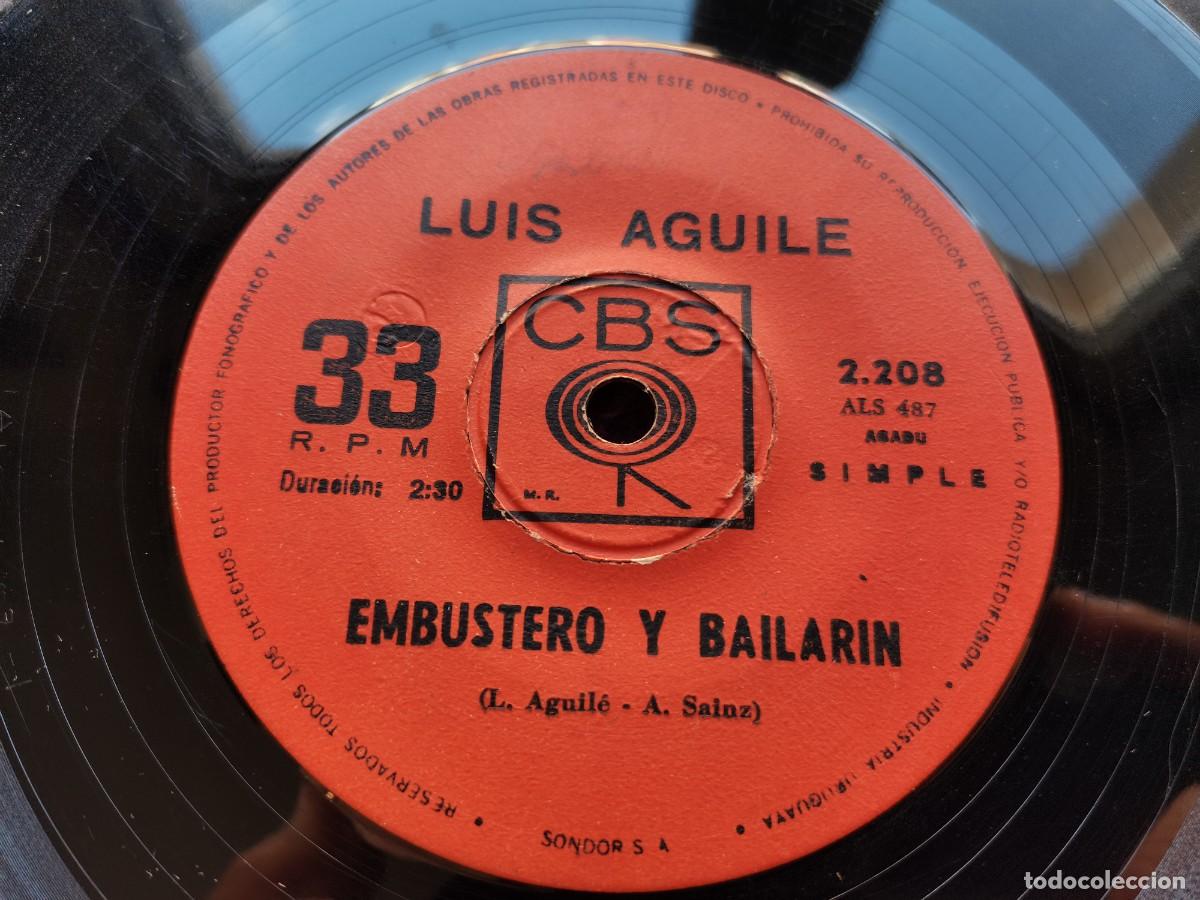 Discos de vinilo: Luis Aguile &ndash; Embustero y Bailarin Vinilo 7&rdquo; Single Uruguay 2208