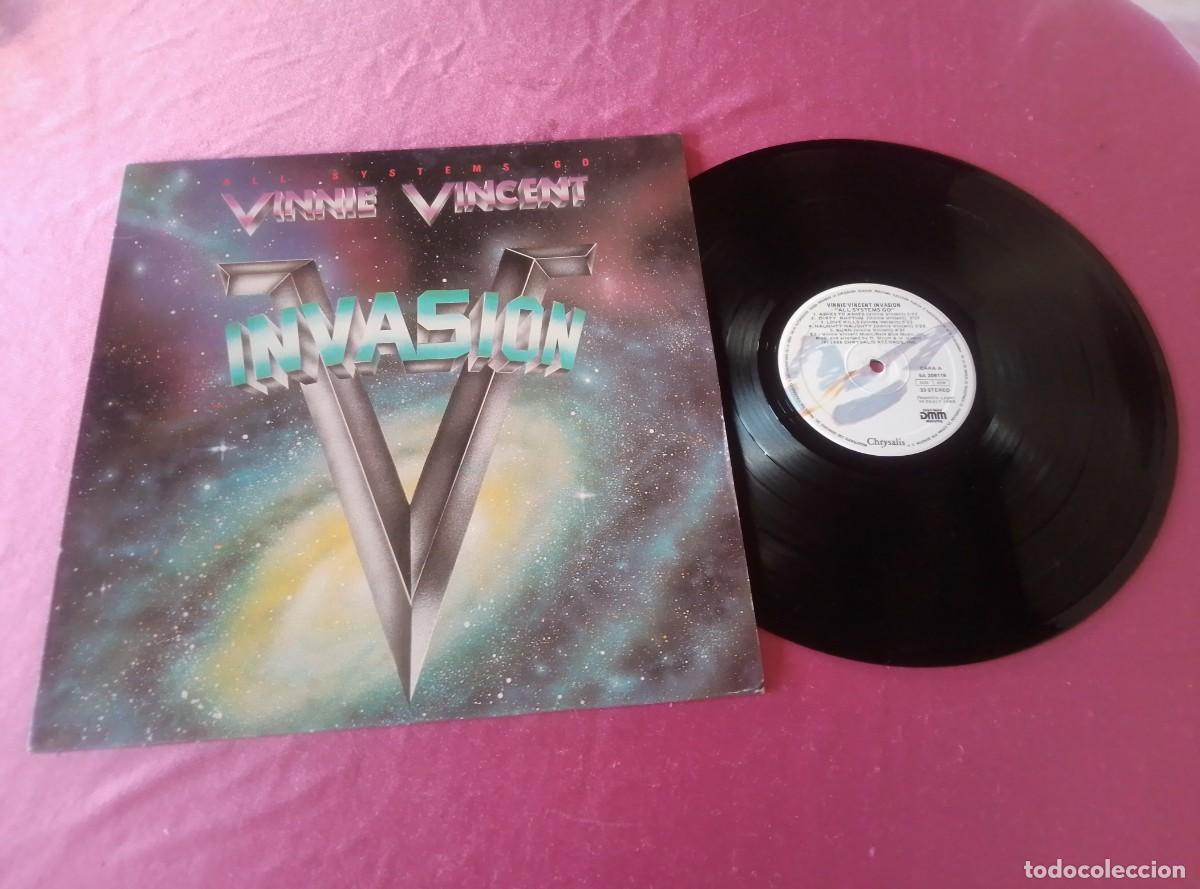 Discos de vinilo: VINNIE VINCENT INVASION ALL SYSTEMS GO 1988 LP L3 2 43