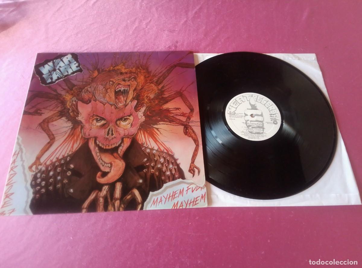 Discos de vinilo: WARFARE MAYHEM FUCKING MAYHEM 1989 LP L3 2 43