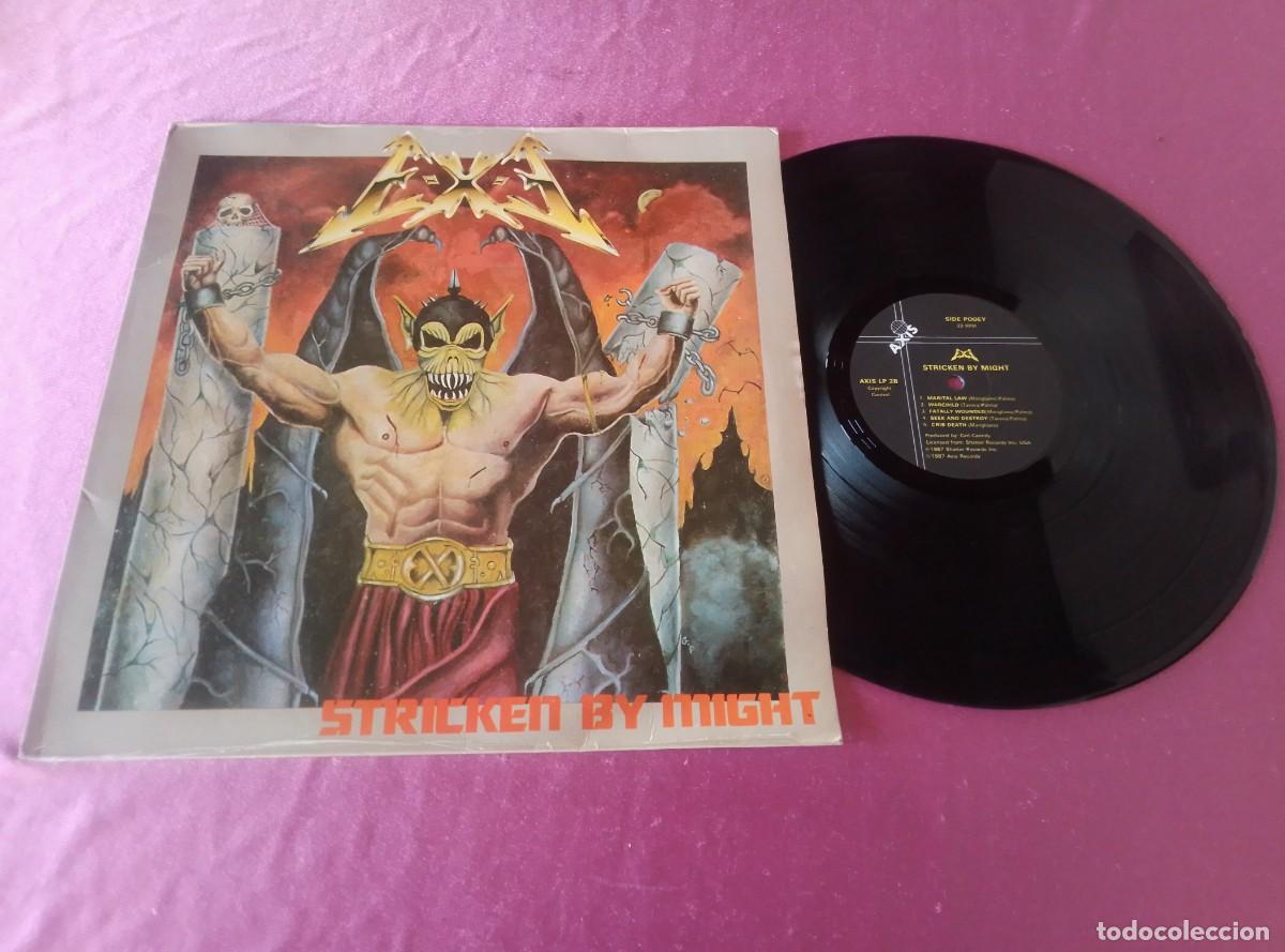 Discos de vinilo: STRICKEN BY MIGHT 1987 LP L3 2 43