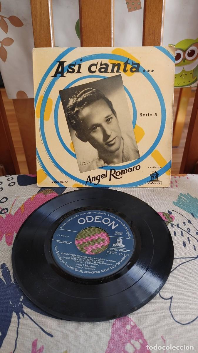 Discos de vinilo: ANGEL ROMERO-EP PASA LA BOHEMIA +3