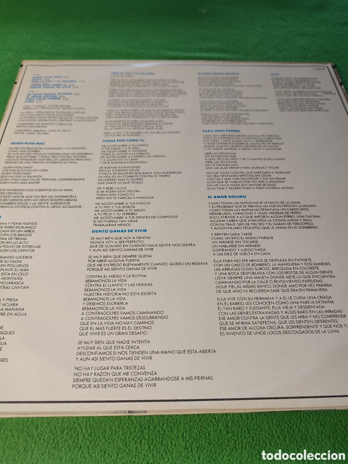 Discos de vinilo: V&iacute;ctor Manuel - Luna edici&oacute;n 1980 - Foto 2