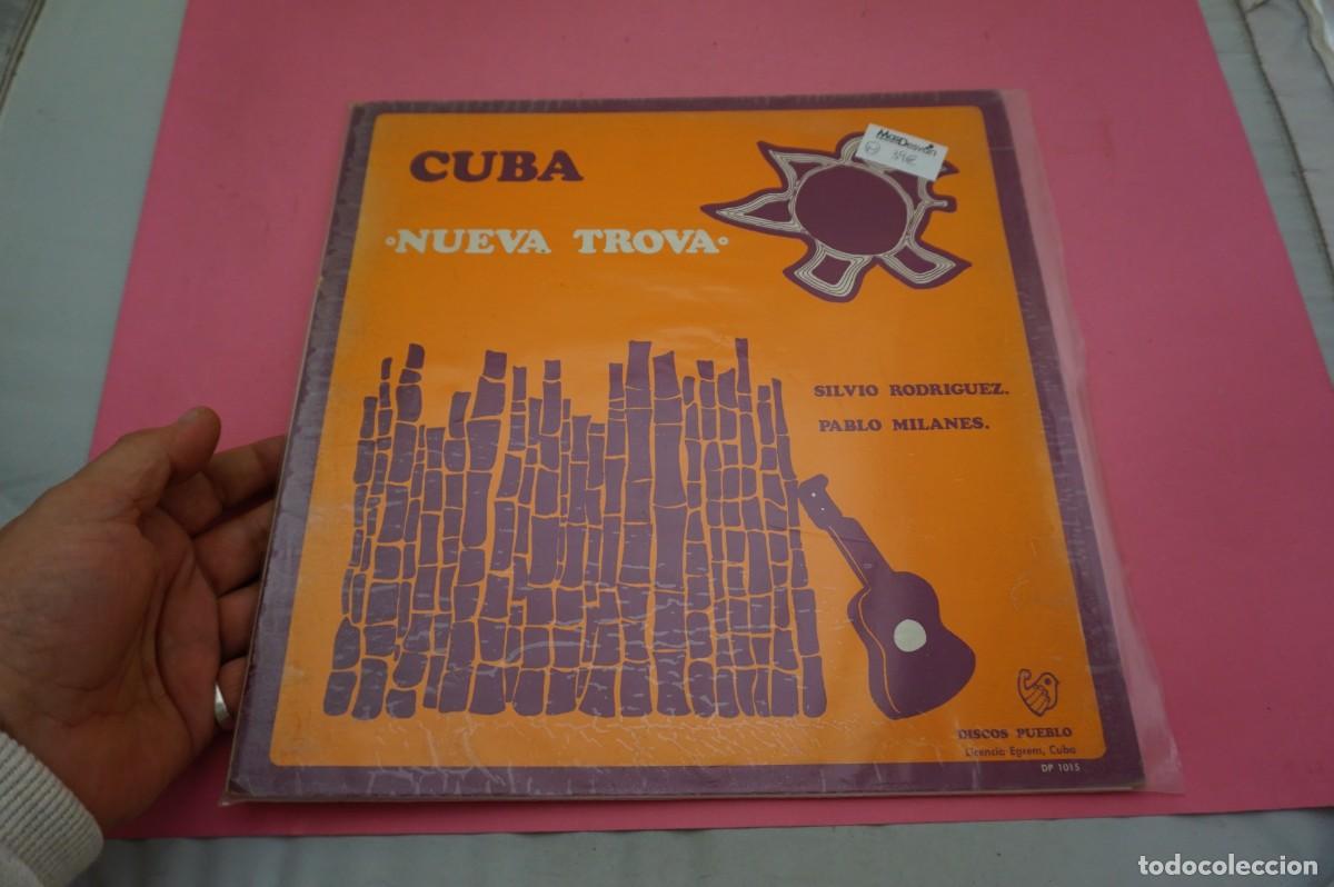 Discos de vinilo: LP - CUBA - NUEVA TROVA - SILVIO RODRIGUEZ PABLO MILANES - VINILO EN EXCELENTE ESTADO