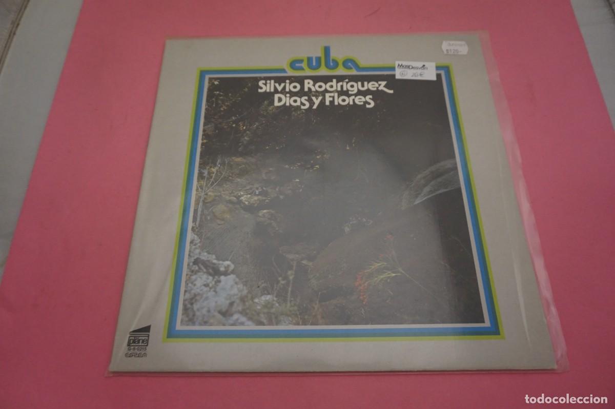 Discos de vinilo: LP - SILVIO RODRIGUEZ - DIAS Y FLORES - VINILO EN EXCELENTE ESTADO