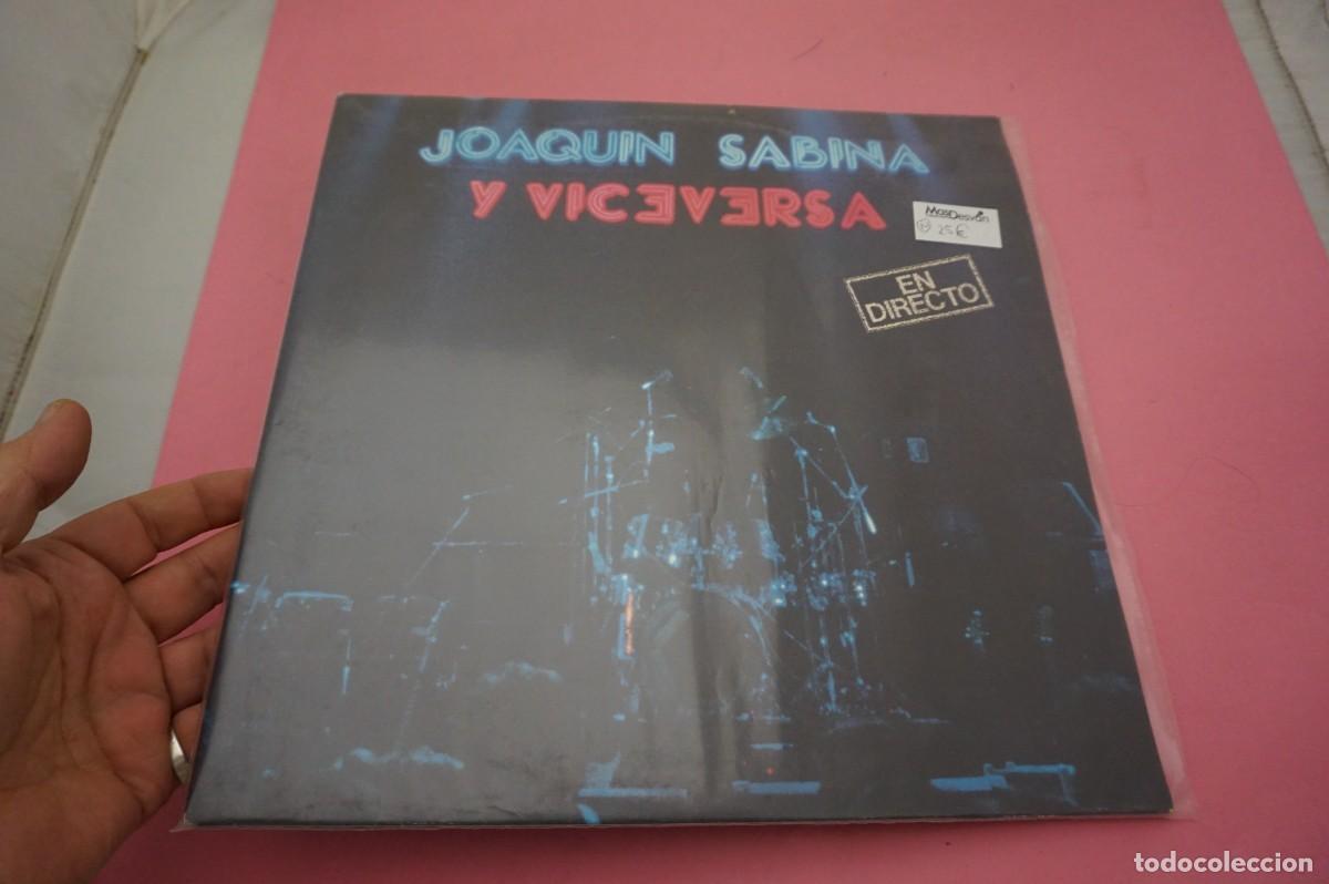 Discos de vinilo: DOBLE LP - JOAQUIN SABINA Y VICEVERSA - EN DIRECTO - VINILO EN EXCELENTE ESTADO