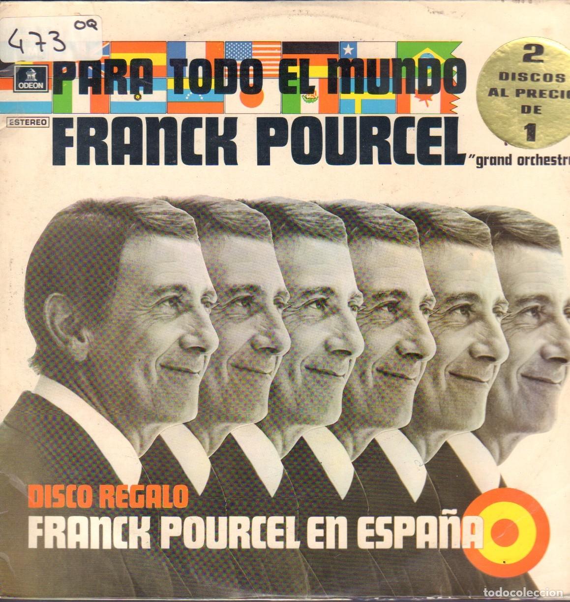 Discos de vinilo: FRANCK POURCES &rdquo;GRAN ORCHESTRE&rdquo; - PARA TODO EL MUNDO / LA MALGUE&Ntilde;A.../ DOBLE LP ODEON RF-27063
