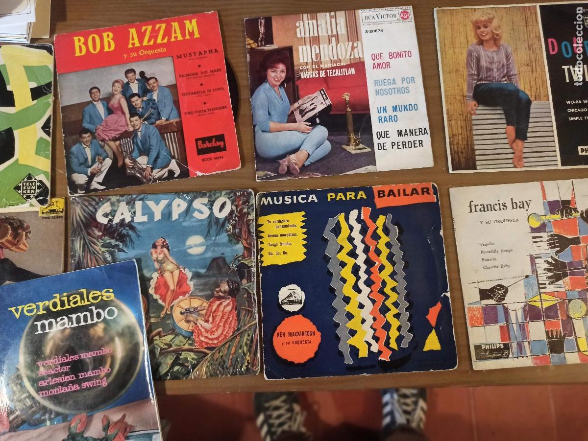 Discos de vinilo: Mambo Singles Lote completo mas dos gratis