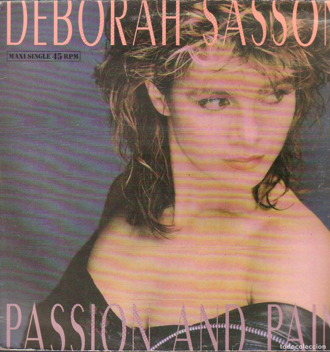 Discos de vinilo: DEBORAH SASSON - PASSION AND PAIN / RENDEZ VOUS / MAXISINGLE ELECTROLA 1989 RF-27065