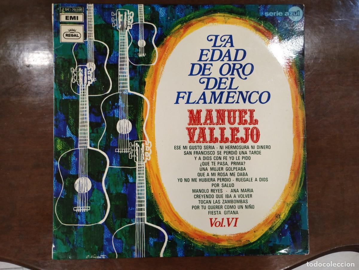 Discos de vinilo: Disco de Vinilo de Manuel Vallejo &rdquo;La Edad de Oro del Flamenco&rdquo;