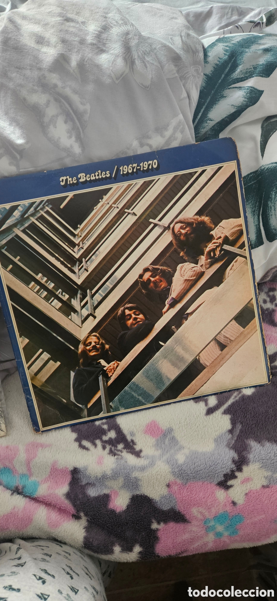 Discos de vinilo: The Beatles vinilo azul 1967 1970 doble LP