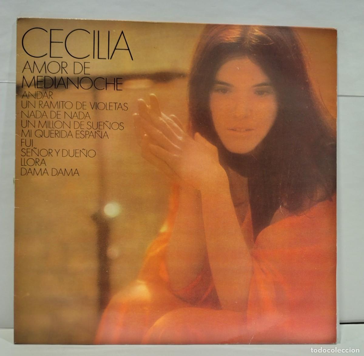 Discos de vinilo: CECILIA: AMOR DE MEDIA NOCHE. VINILO (LP, Recopilaci&oacute;n). CCM2