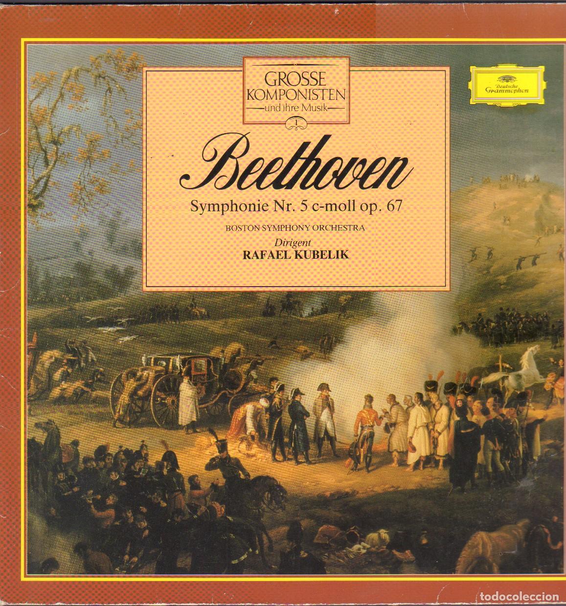 Discos de vinilo: BEETHOVEN - SYMPHONIE NR. 5 C-MOLL OP.67 / BOSTON SYMPHONY ORCHESTRA / LP GRAMMOPHON RF-27075