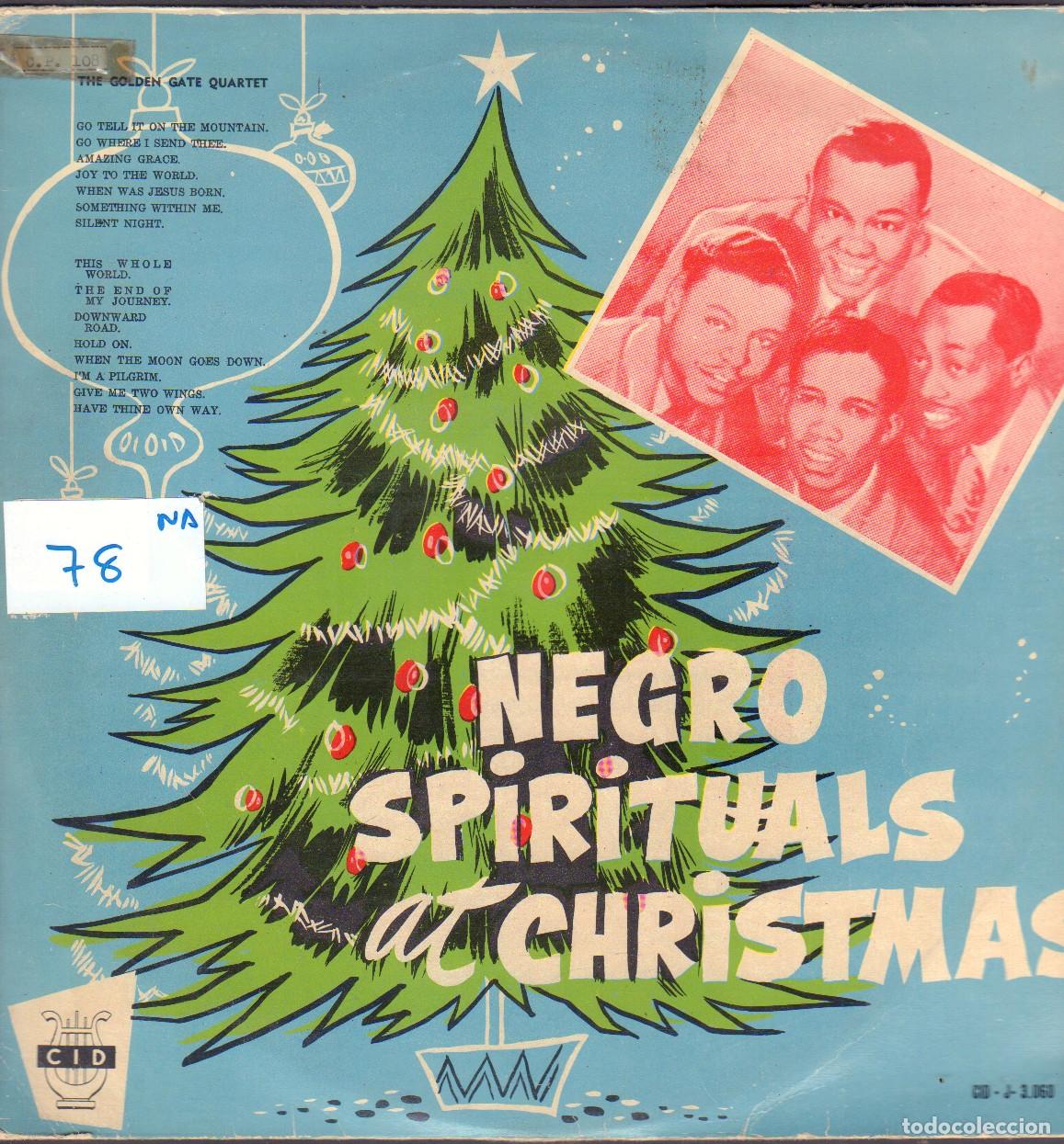 Discos de vinilo: THE GOLDEN GATE QUARTET - NEGRO SPIRITUALS AT CHRISTMAS / AMAZING GRACE.../ LP CID RF-27078