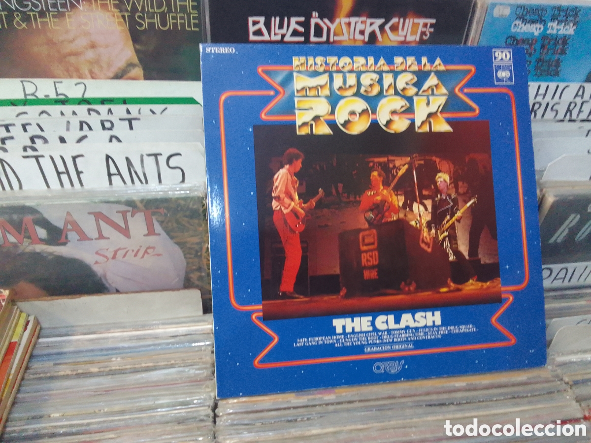 Discos de vinilo: Historia de la m&uacute;sica rock 90, the clash