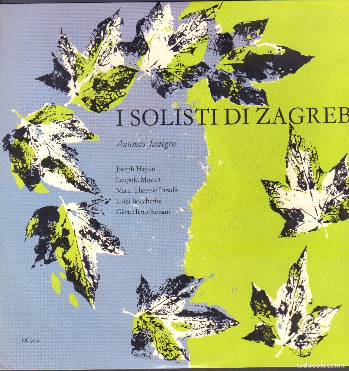 Discos de vinilo: ANTONIO JANIGRO (I SOLISTI DI ZAGREB) - JOSEPH HAYDN, MOZART, ROSSINI.../ LP HARMONIA RF-27079
