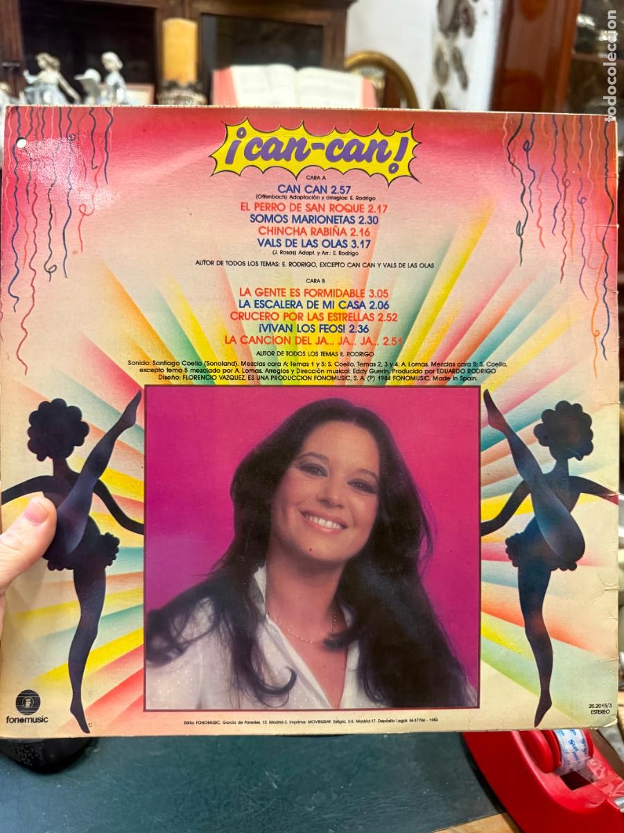 Discos de vinilo: LP TERESA RABAL - &iexcl;CAN-CAN! - Foto 2