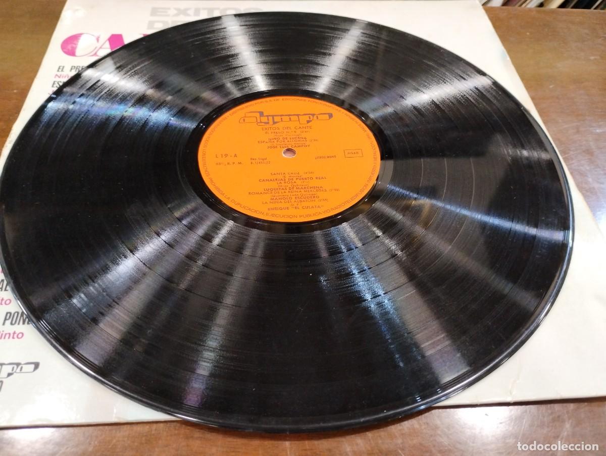 Discos de vinilo: Disco de Vinilo de Varios Artistas &rdquo;&Eacute;xitos del Cante&rdquo; - Foto 3