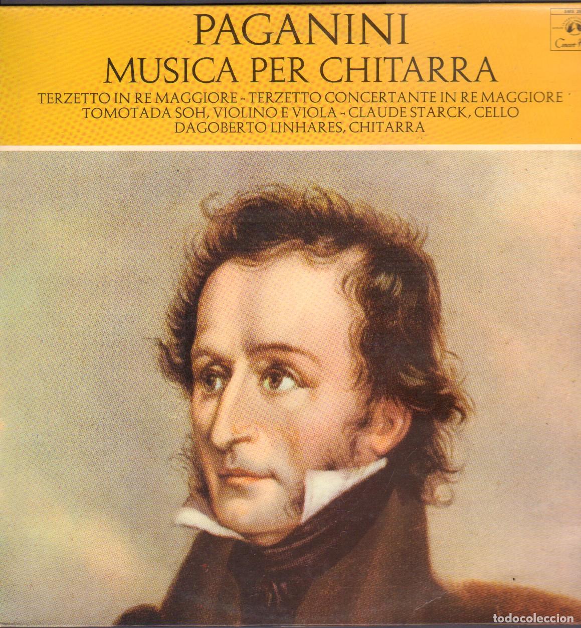 Discos de vinilo: PAGANINI - MUSICA PER CHITARRA / TERZETTO IN RE MAGGIORE, CLAUDE STARCK.../ LP CONCERTE RF-27081