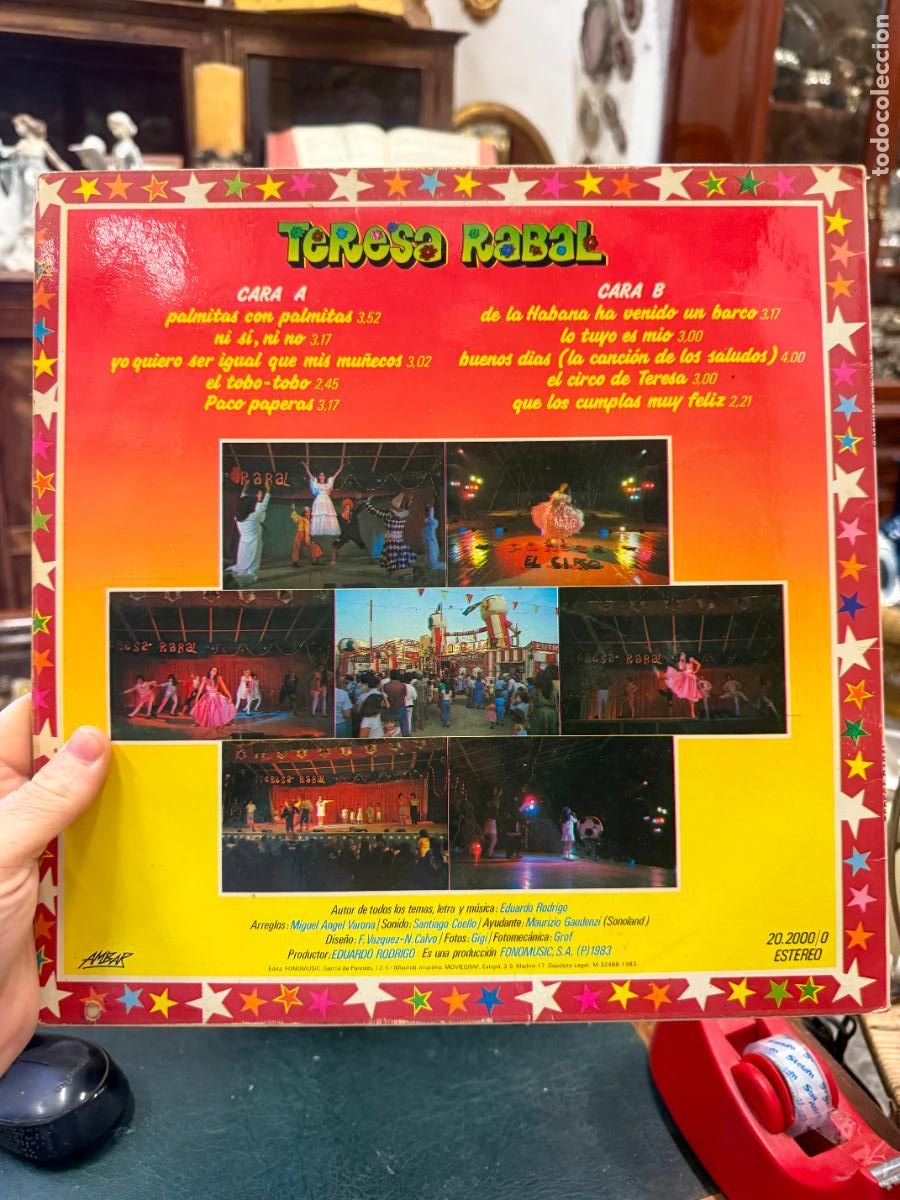 Discos de vinilo: LP TERESA RABAL - &iexcl;TE..RE..SA! - Foto 2