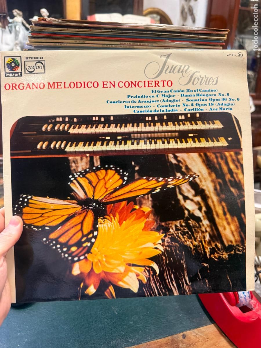 Discos de vinilo: LP ORGANO MELODICO EN CONCIERTO - JUAN TORRES