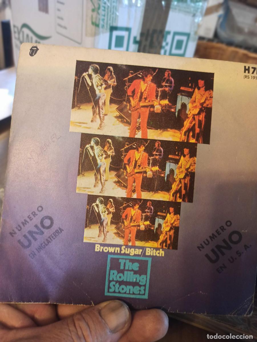 Discos de vinilo: Rolling Stone Brown Sugar Bitch Sigle Usado
