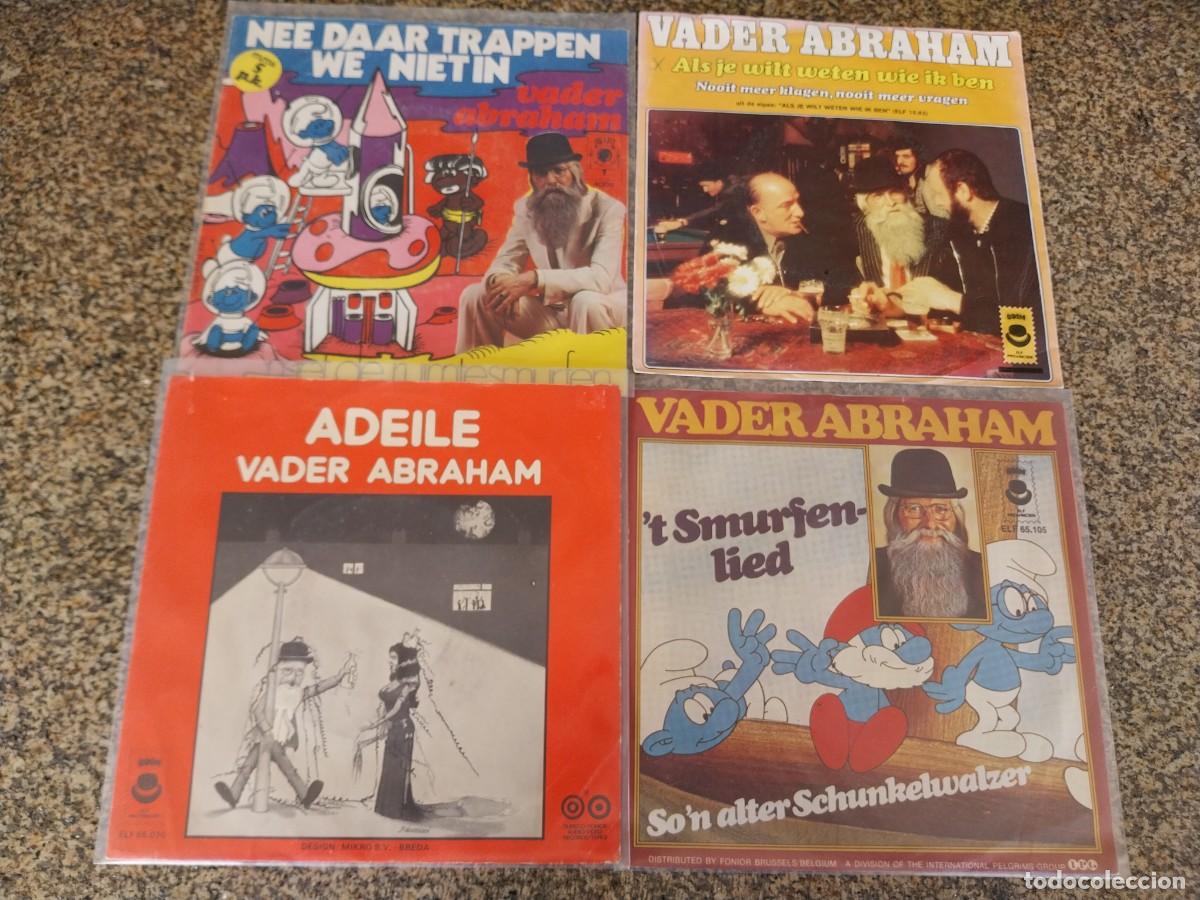 Discos de vinilo: SINGLES -- VADER ABRAHAM -- 4 VINILOS SINGLES EDITADOS EN BELGICA --