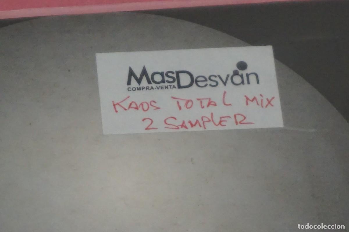 Discos de vinilo: MAXI SINGLE - KAOS TOTAL MIX 2 SAMPLER - VINILO EN EXCELENTE ESTADO - Foto 2