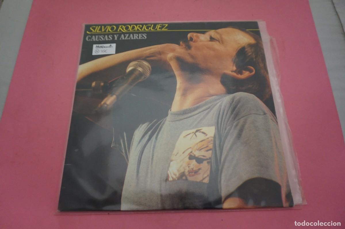 Discos de vinilo: DOBLE LP - SILVIO RODRIGUEZ - CAUSAS Y AZARES - VINILO EN EXCELENTE ESTADO