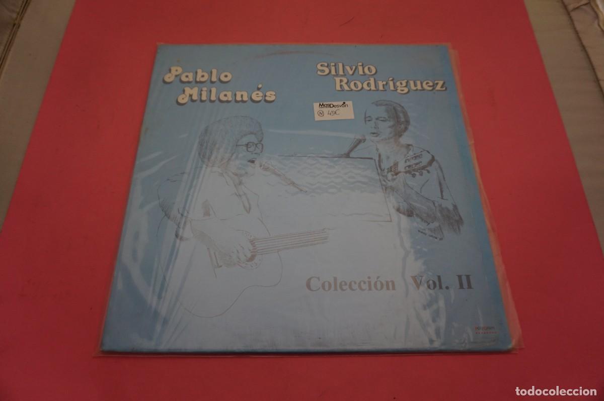 Discos de vinilo: LP - PABLO MILANES SILVIO RODRIGUEZ - COLECCION VOL. II - VINILO EN EXCELENTE ESTADO